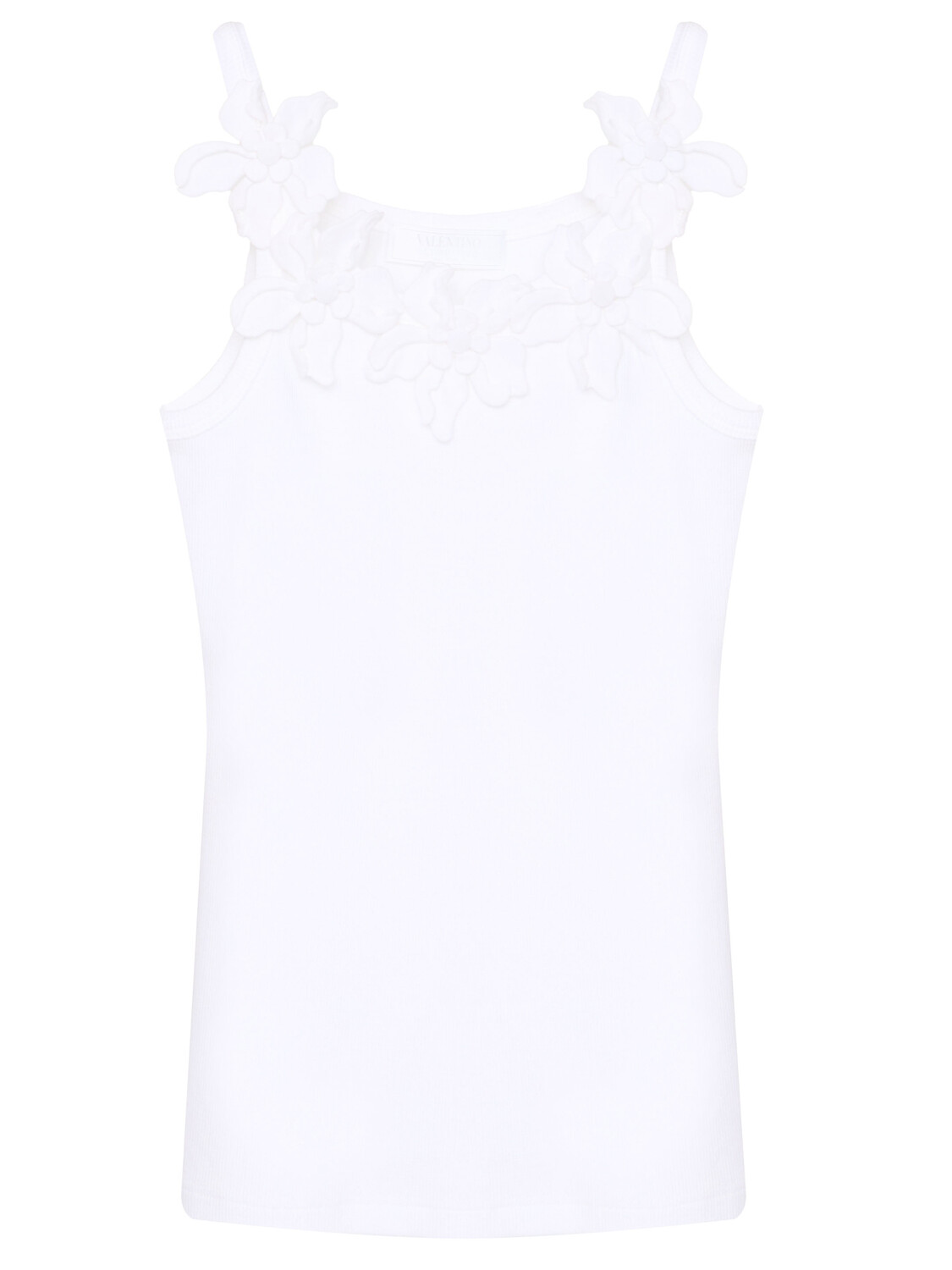 

Топ Valentino Garavani Embroidered cotton, белый