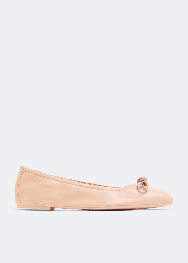 

Балетки Stuart Weitzman SW Bow, розовый