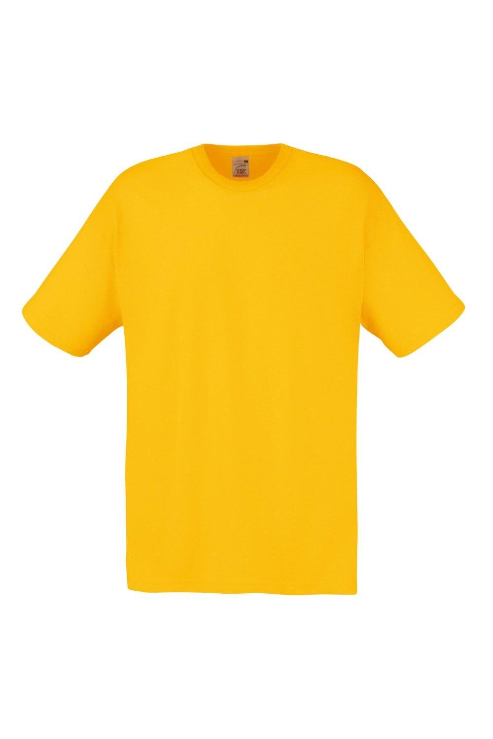 Оригинальная футболка с коротким рукавом , желтый Fruit of the Loom