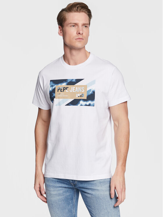 

Футболка стандартного кроя Pepe Jeans, белый