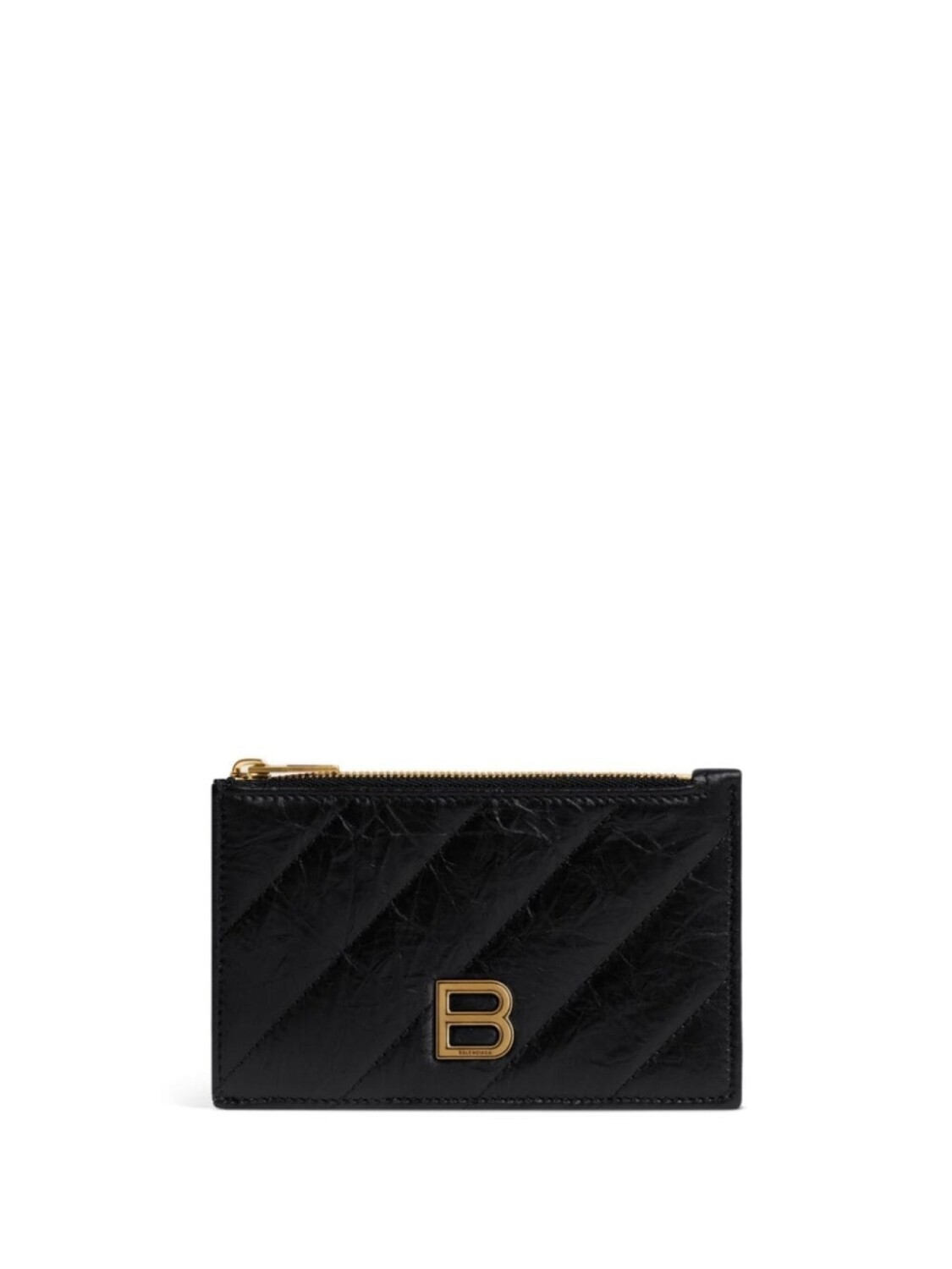 

Balenciaga стеганый картхолдер Crush, черный