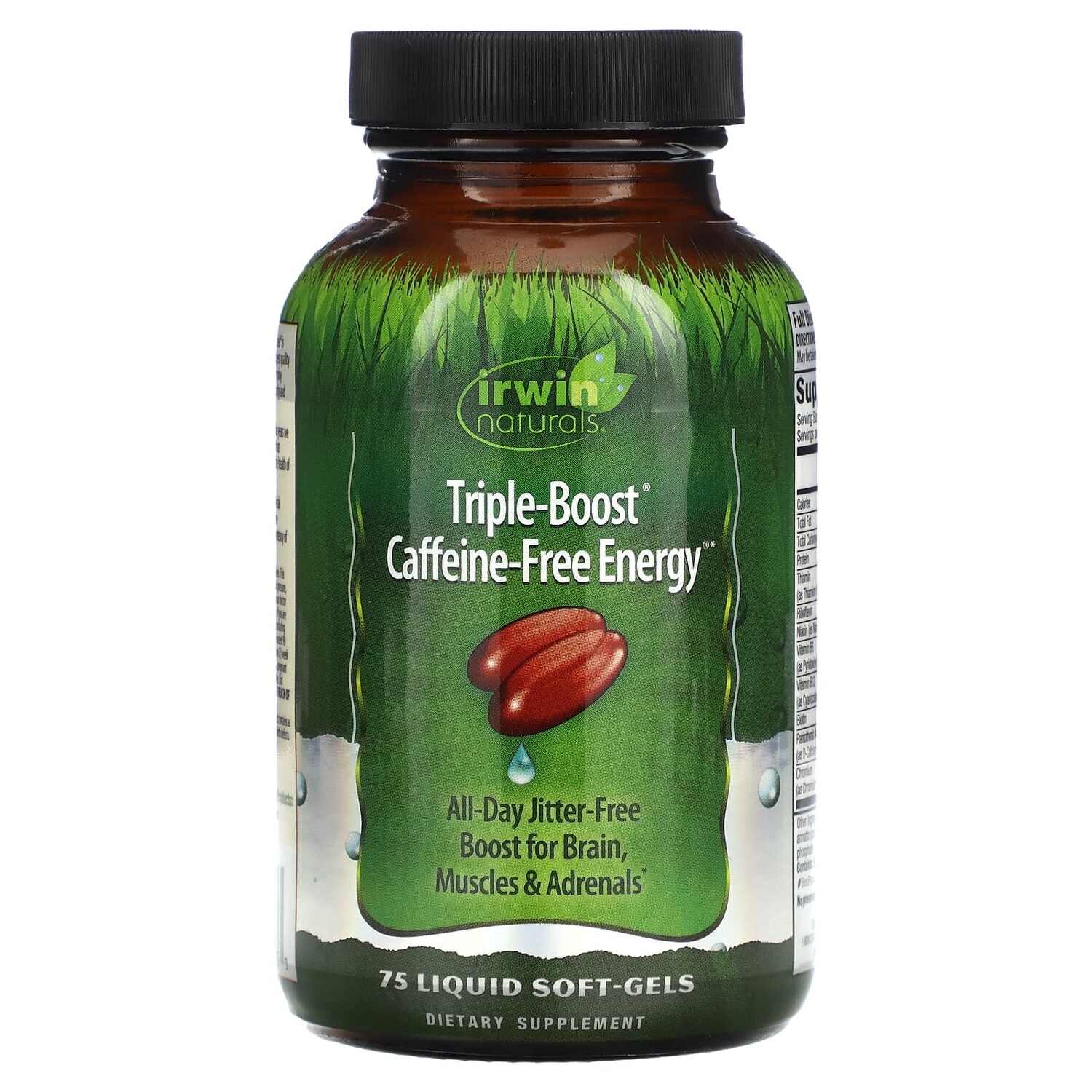 

Triple-Boost, энергия без кофеина, 75 желатиновых капсул, Irwin Naturals