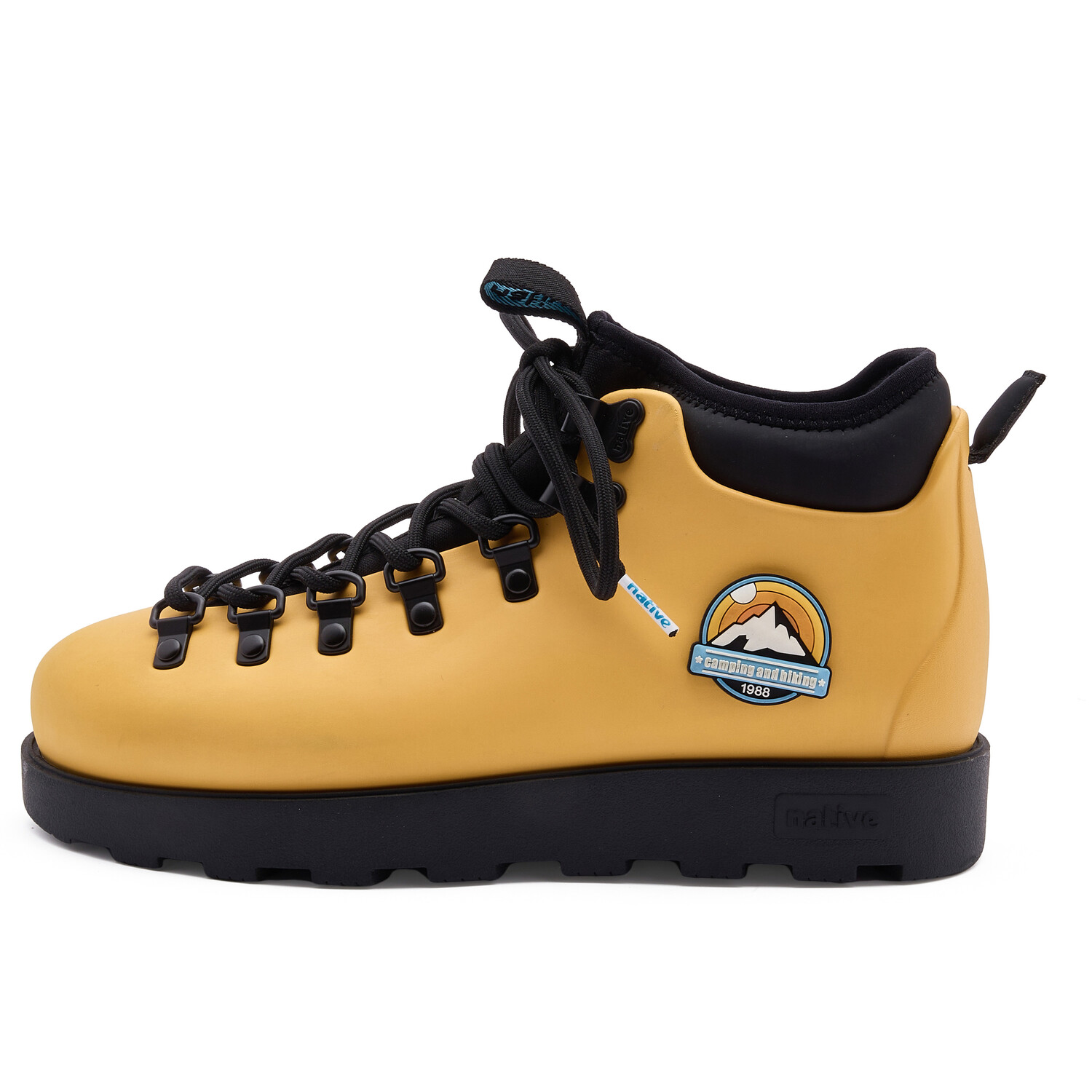

Fitzsimmons Martin Boot Unisex Желтый | Значок Mountain Peak | Черный Native Shoes