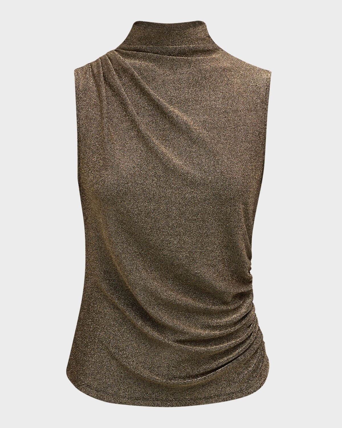 

Металлический топ без рукавов Mylie Veronica Beard, цвет Antique Gold Lurex
