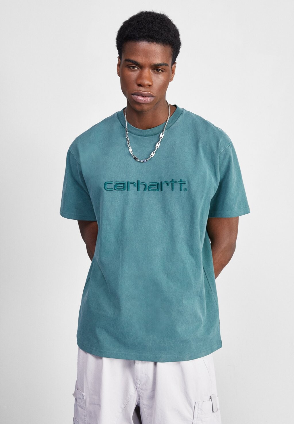 

Футболка с принтом Carhartt WIP, зеленый