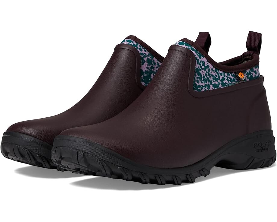 

Ботинки Bogs Sauvie Chelsea Spotty, цвет Burgundy Multi