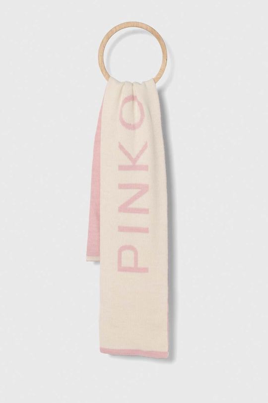 Детский шерстяной шарф Pinko Up, розовый