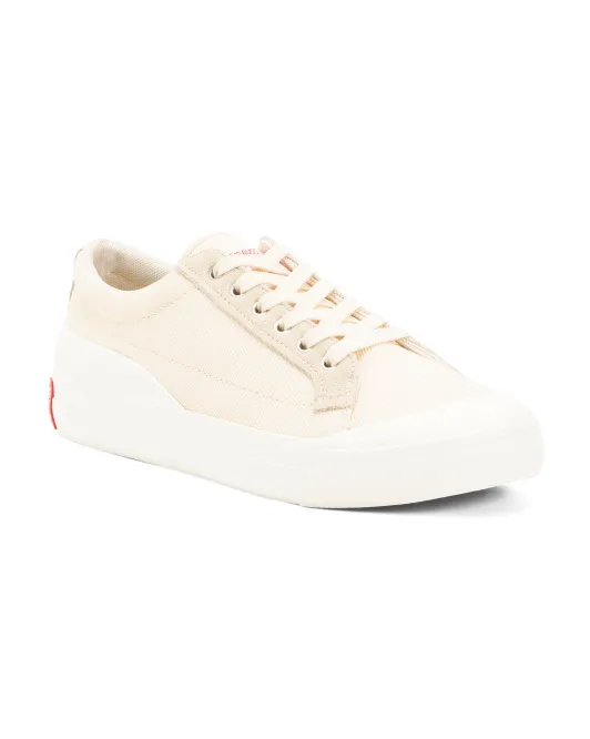 

Мужские парусиновые кроссовки Levis, цвет Off White