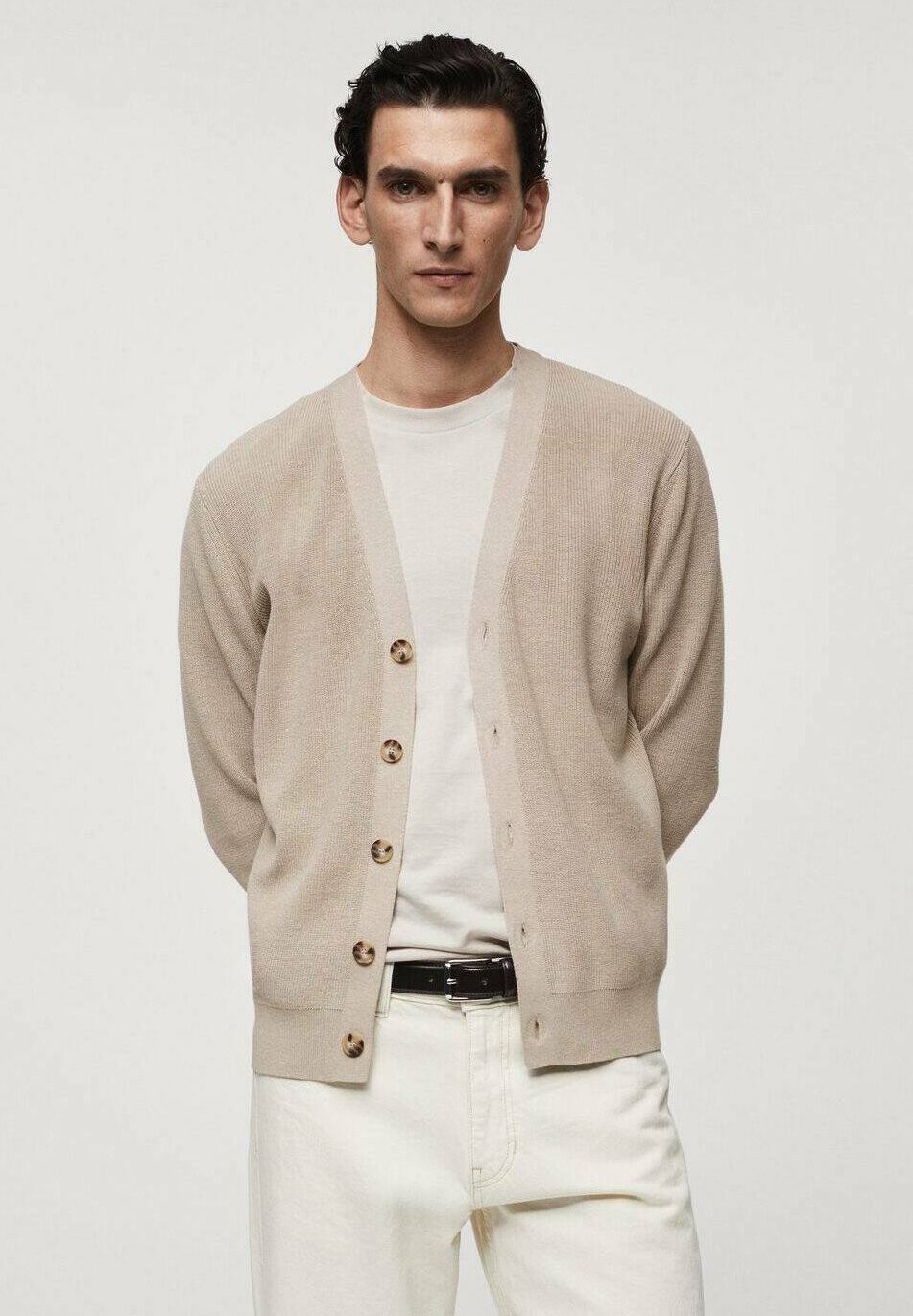 

Кардиган Mango, цвет light pastel grey