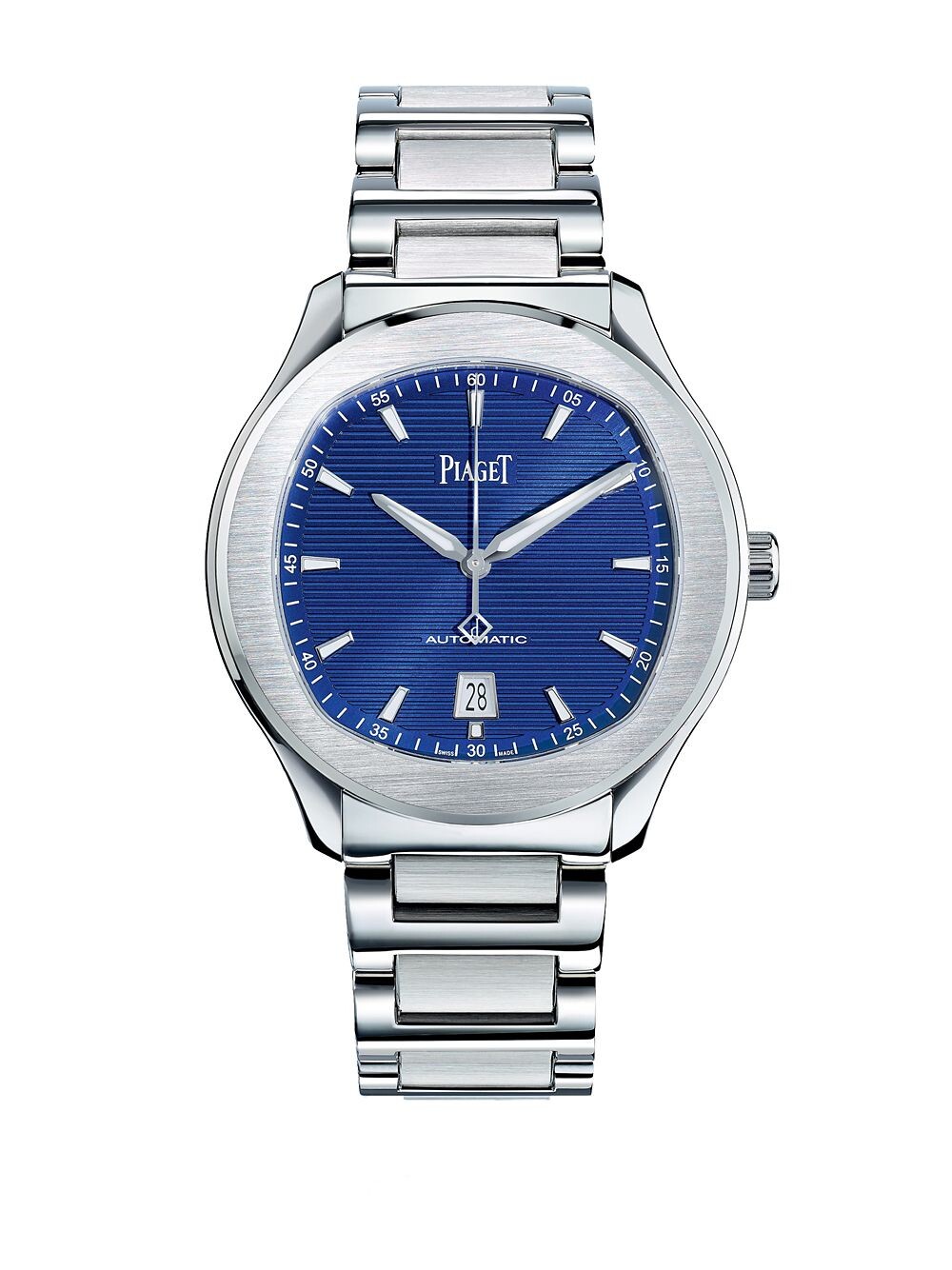 

Мужские часы Polo S из нержавеющей стали с браслетом Piaget, серебряный