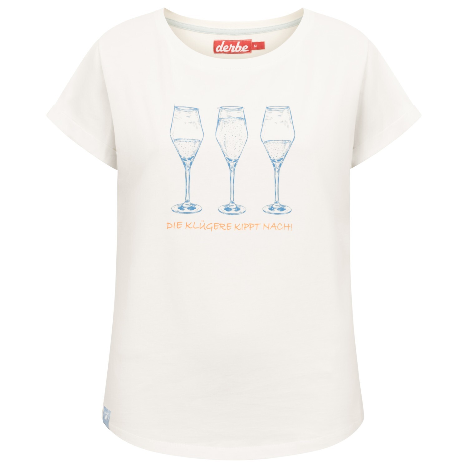 

Футболка Derbe Women's S/S Die Klügere, цвет Off White