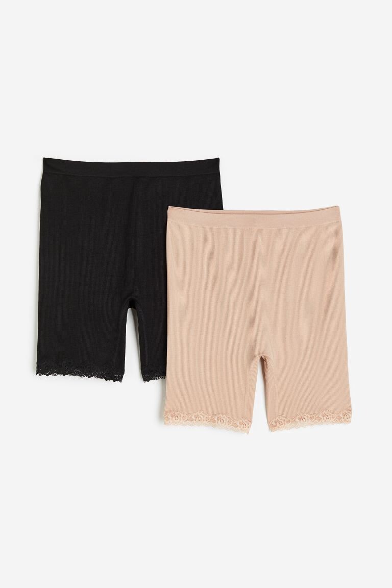 

МАМА Короткие бесшовные леггинсы, 2 пары H&M