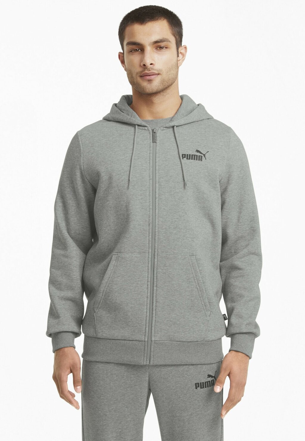 

Толстовка на молнии ESS SMALL LOGO FZ FL Puma, средний серый вереск