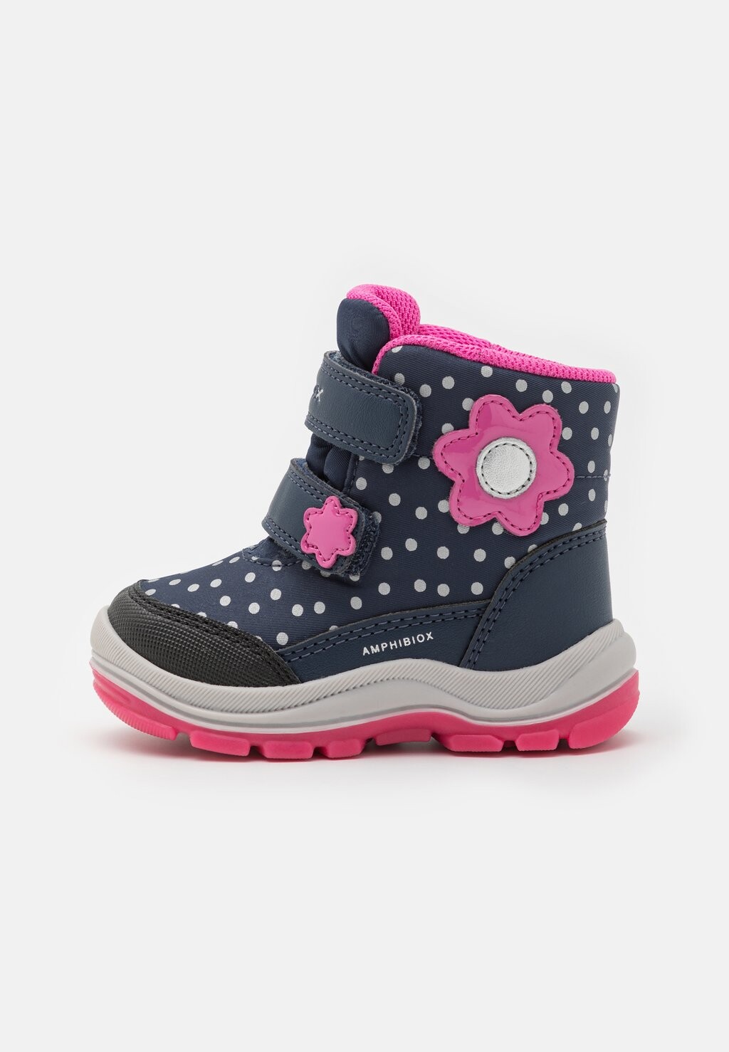 

Зимние сапоги Flanfil Girl Abx Geox, цвет navy/fuchsia