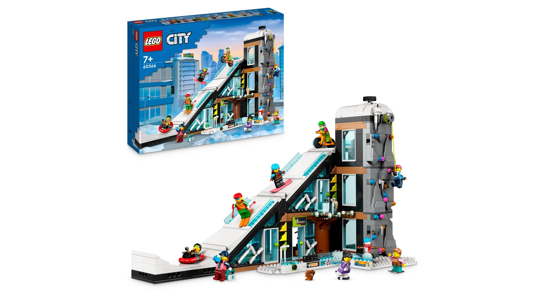 Lego City Парк зимних видов спорта развивающие книжки lego city книга с заданиями и игрушкой экстремальные виды спорта
