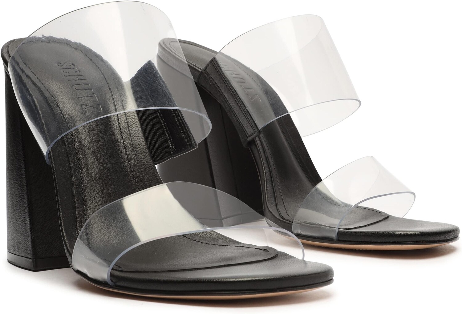 

Босоножки Victorie High Block Schutz, цвет Transparente (Black)