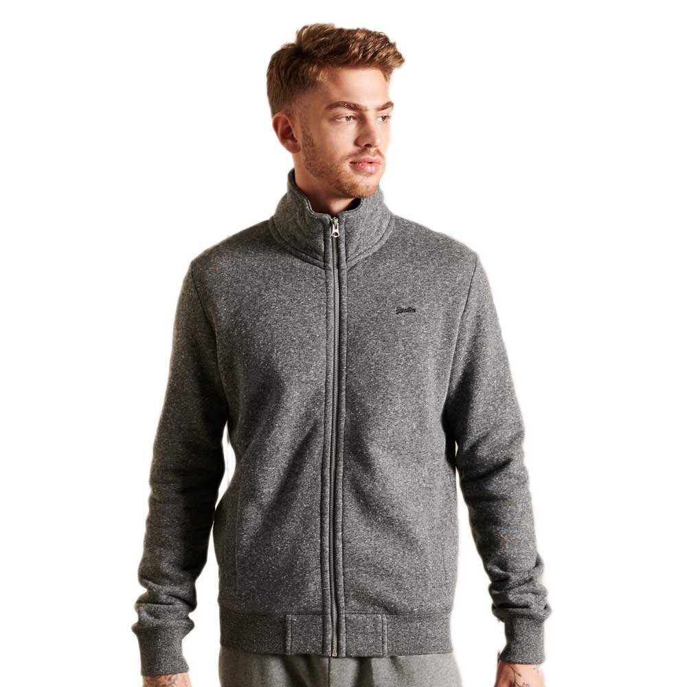

Толстовка Superdry Vintage Logo Embroidered Full Zip, серый