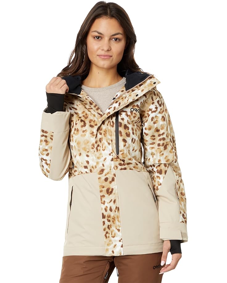 2020 summer women tracksuit hot style model tie dye print long sleeves crop top Куртка Oakley TNP TBT Insulated, цвет Cheetah Tie-Dye Print