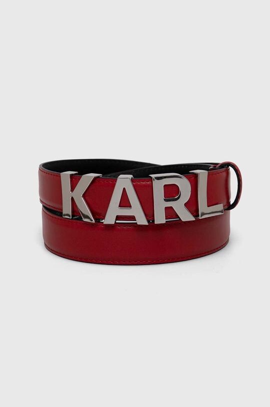 

Кожаный ремень Karl Lagerfeld, красный