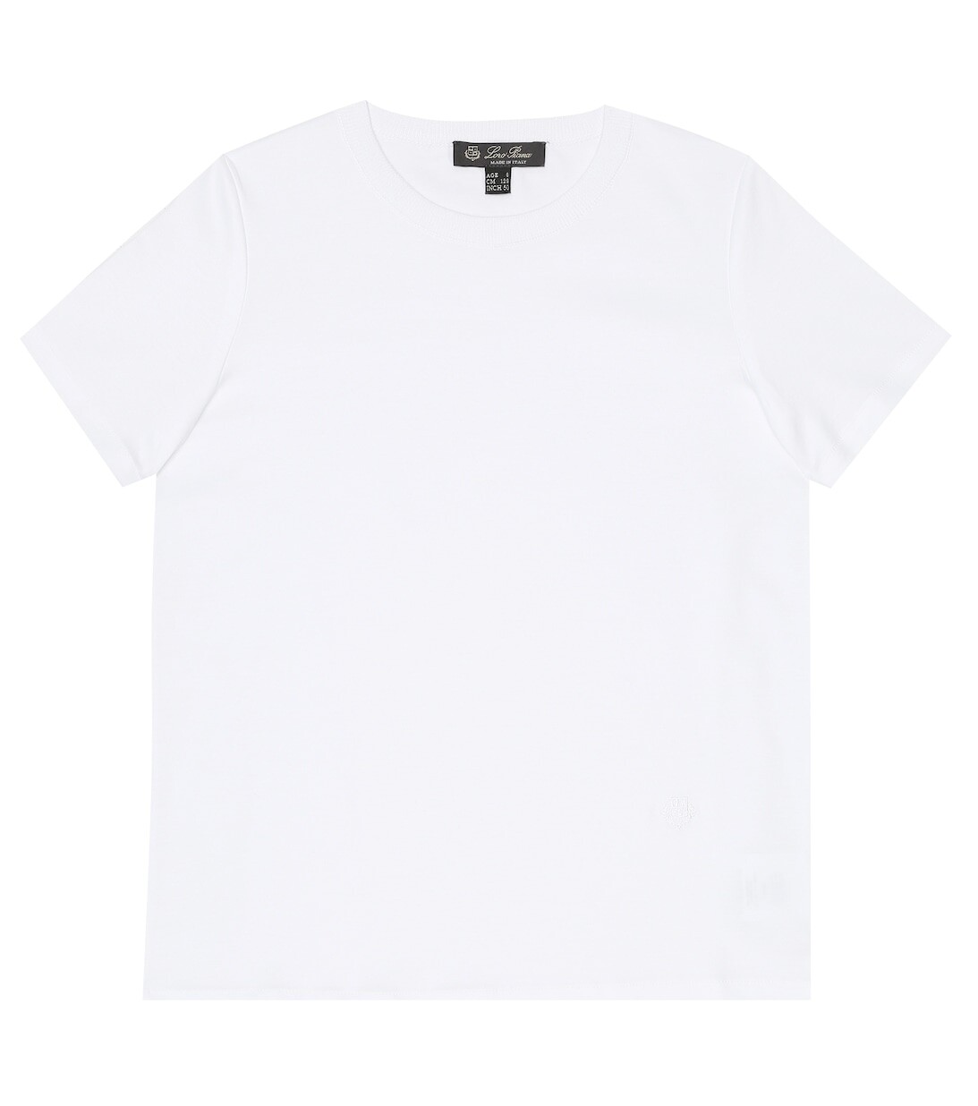 

Mc My-T Kids футболка из хлопкового джерси Loro Piana, белый