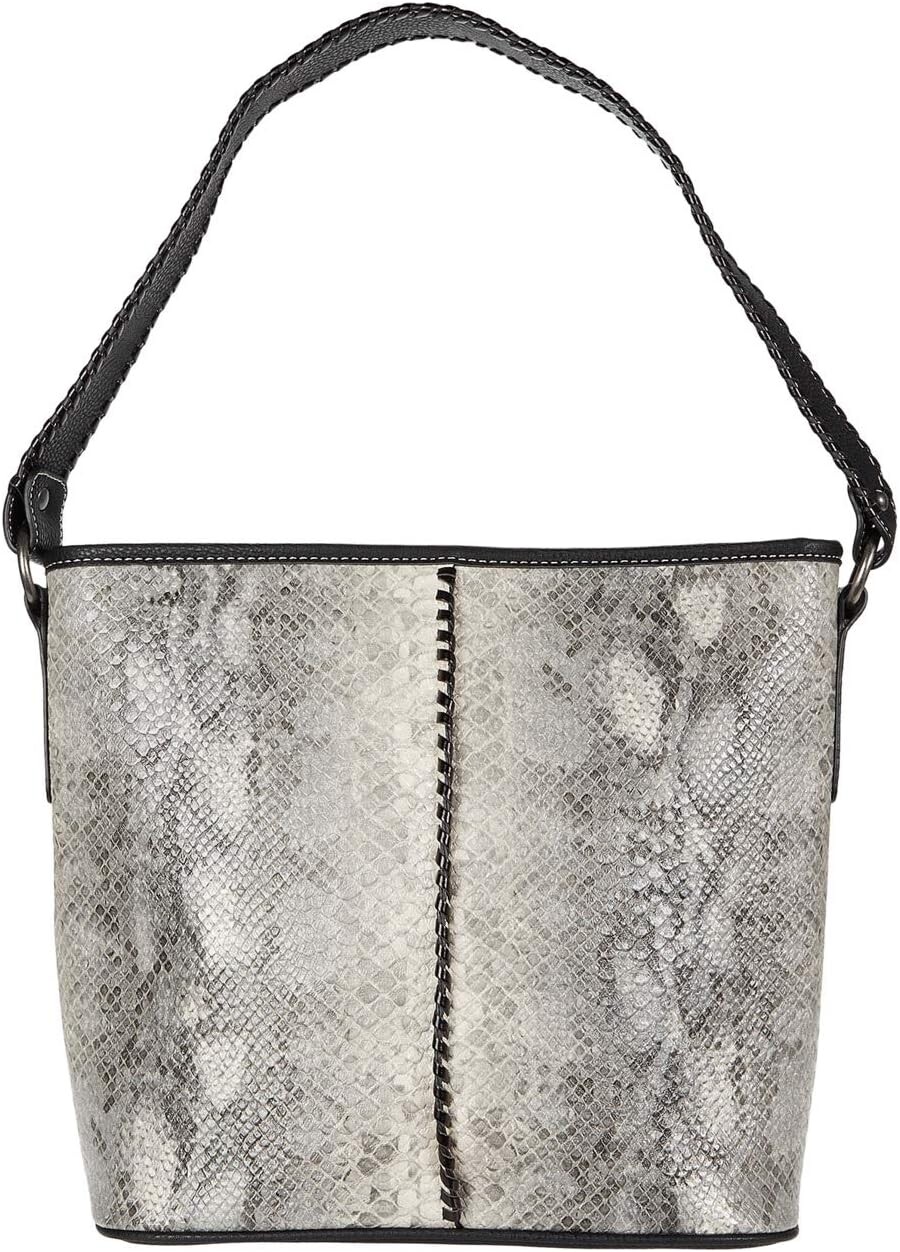 

Большая сумка через плечо Python M&F Western, цвет Grey/Black Python Print