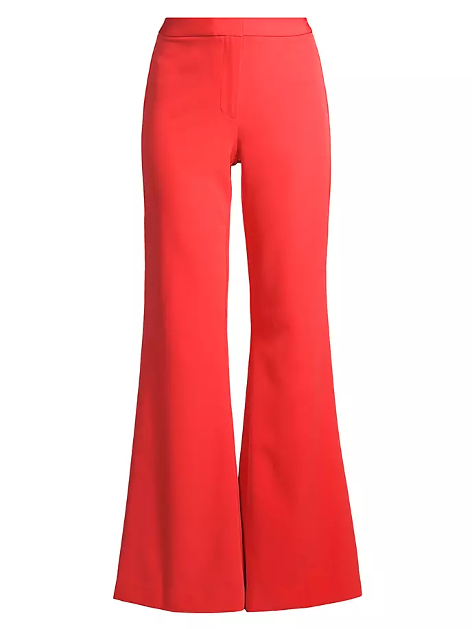 

Расклешенные брюки Myka из эластичного твила Ungaro, цвет orange