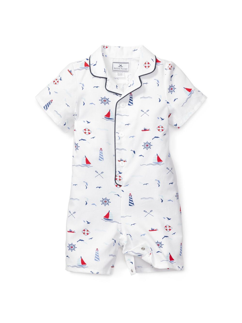 

Комбинезон для мальчика Sail Away Petite Plume, белый