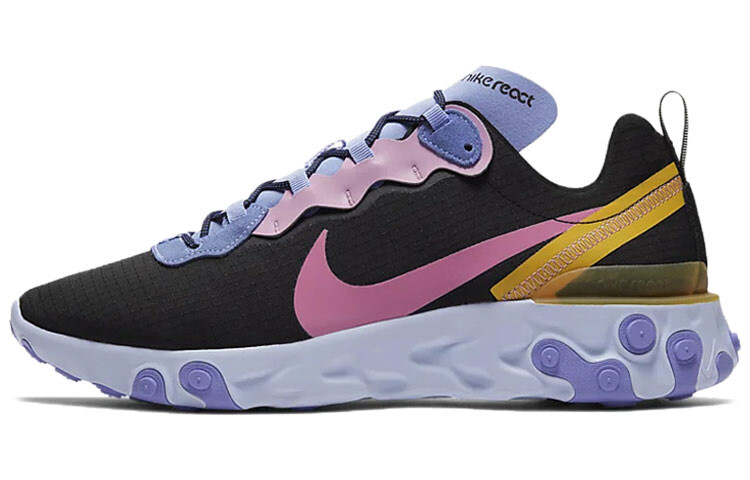 

Кроссовки Nike React Element 55, бледно-фиолетовый черный