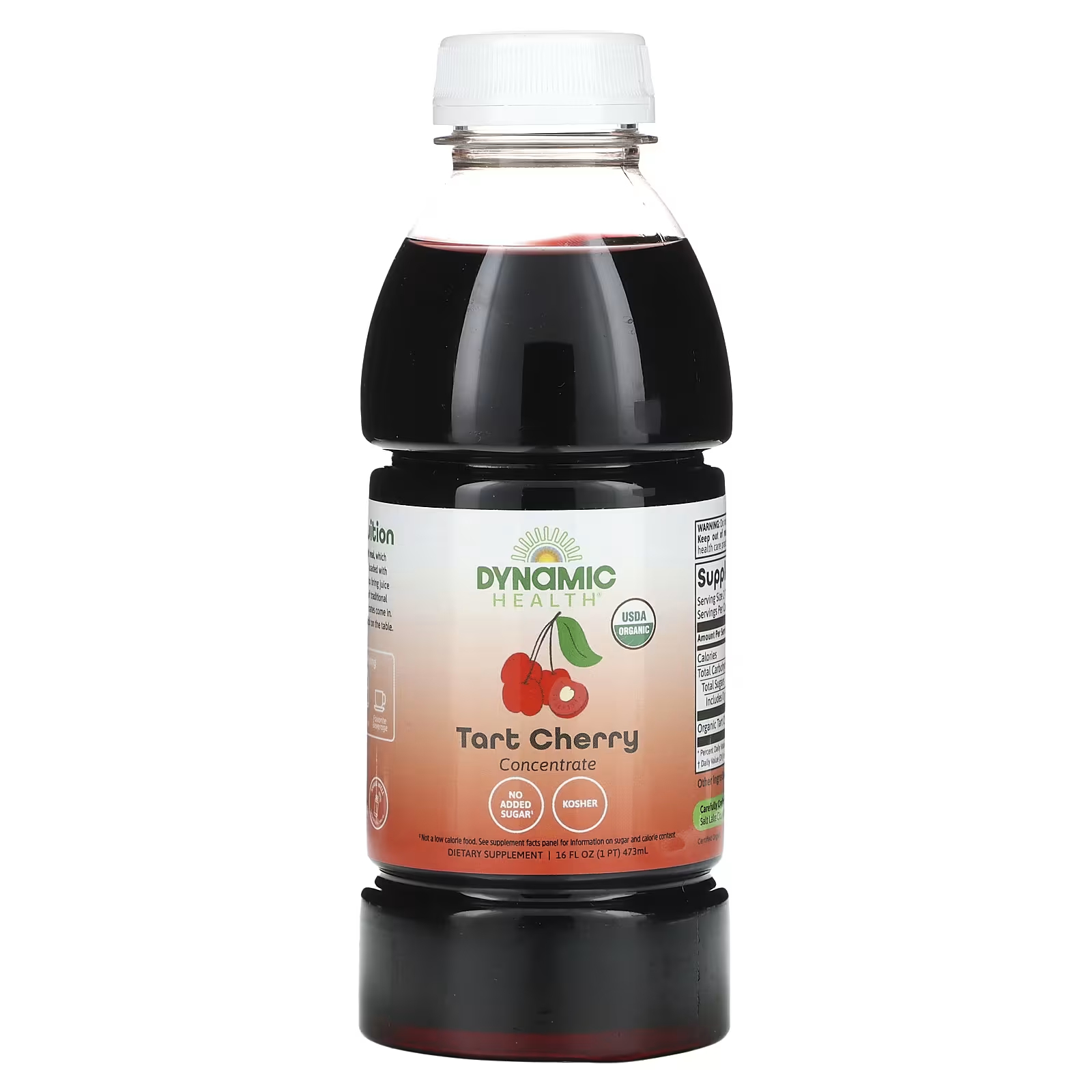 Концентрированный вишневый сок Dynamic Health, 473 мл чистая черная вишня dynamic health laboratories 473 мл