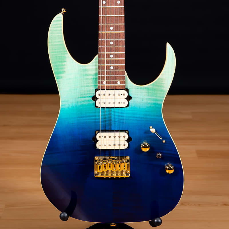 

Электрогитара Ibanez RG421HPFM-BRG Standard - Blue Reef Gradation SN I230614455