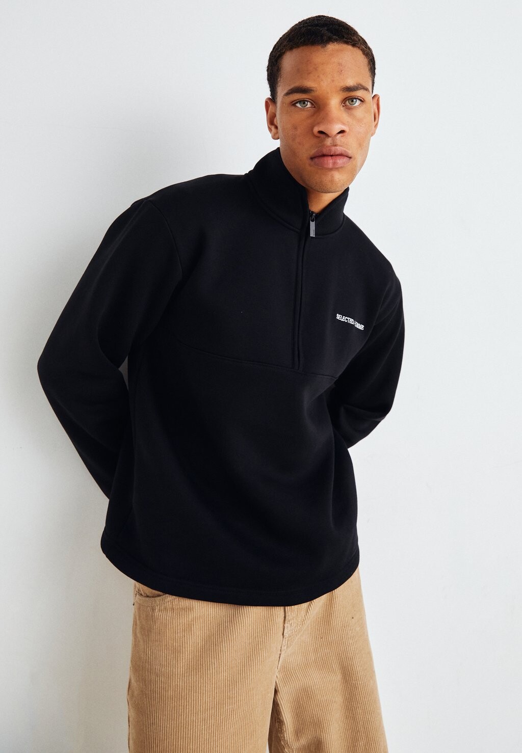 

Толстовка Selected Homme, черный