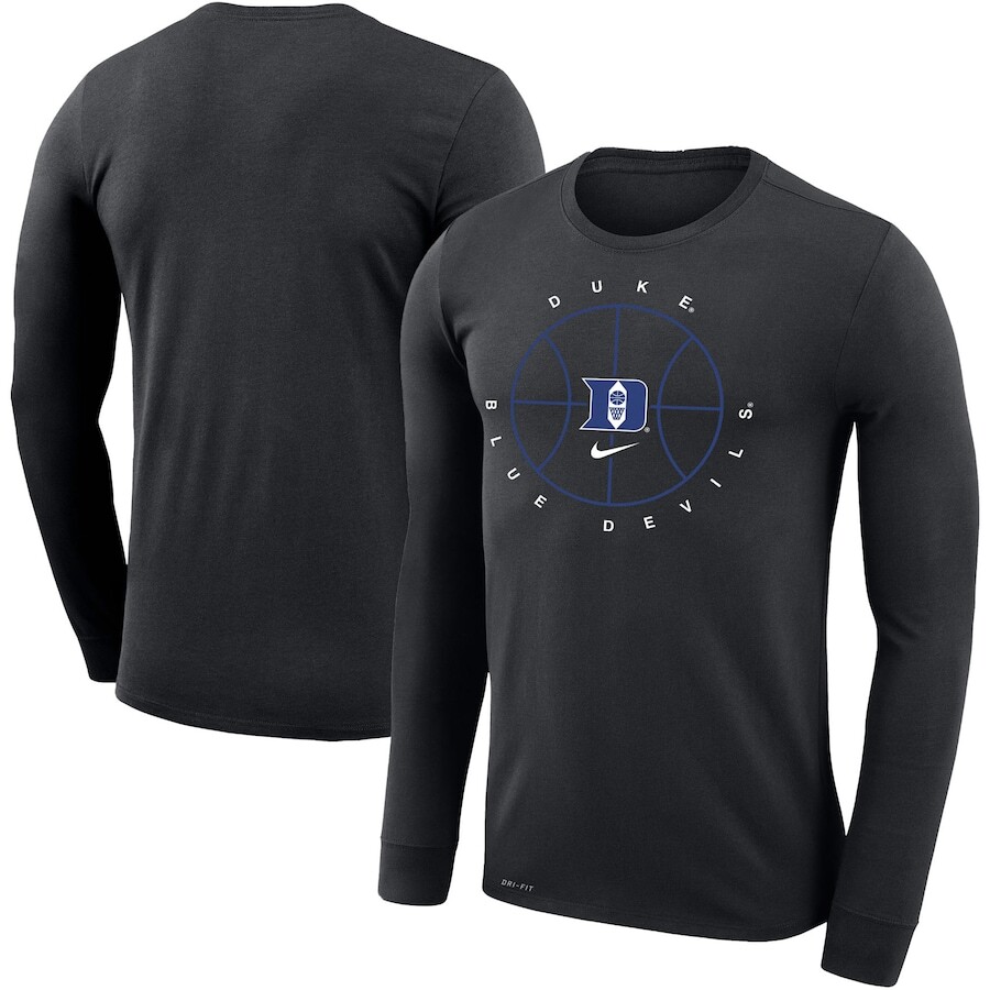 

Футболка с длинным рукавом Nike Duke Blue Devils, черный
