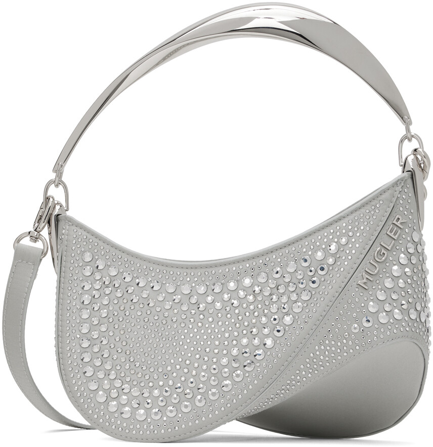 

Серая маленькая сумка Spiral Curve 01 Mugler