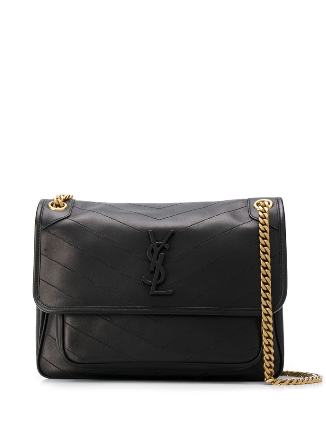 Сумка на плечо Niki среднего размера Saint Laurent, черный