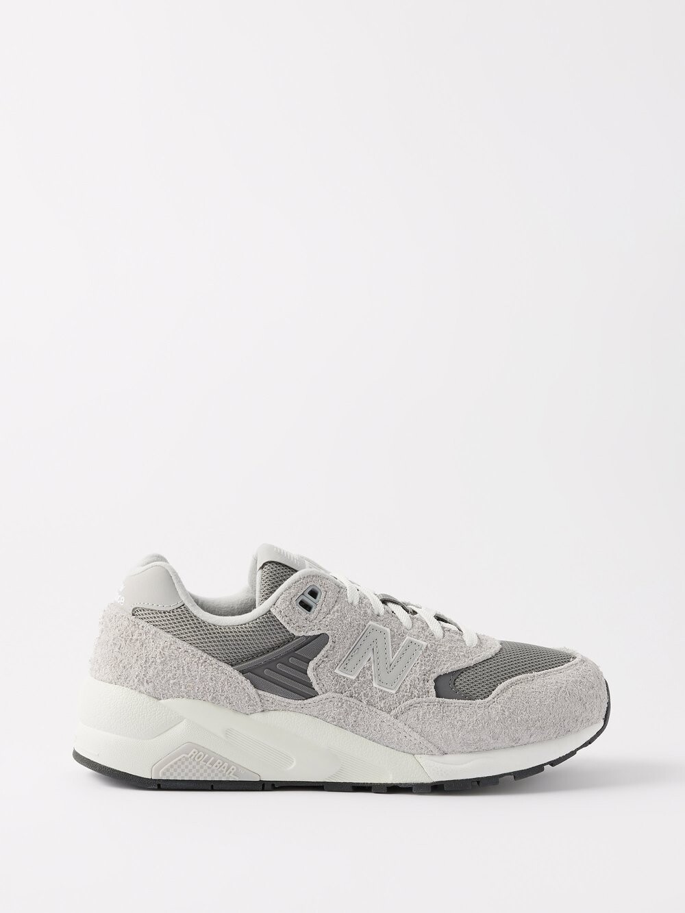 

Кроссовки 580 из замши и сетки New Balance, серый