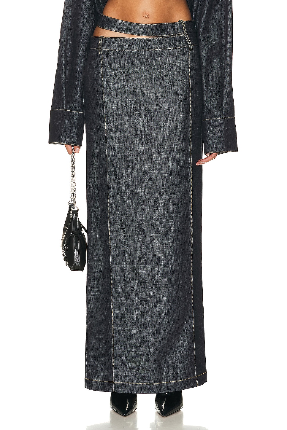 

Юбка The Mannei Ararat Maxi, цвет Dark Blue