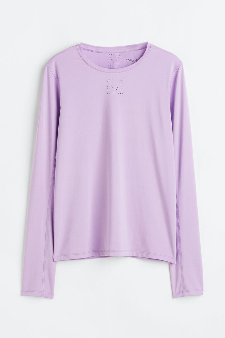 

Беговая футболка drymove H&M, фиолетовый