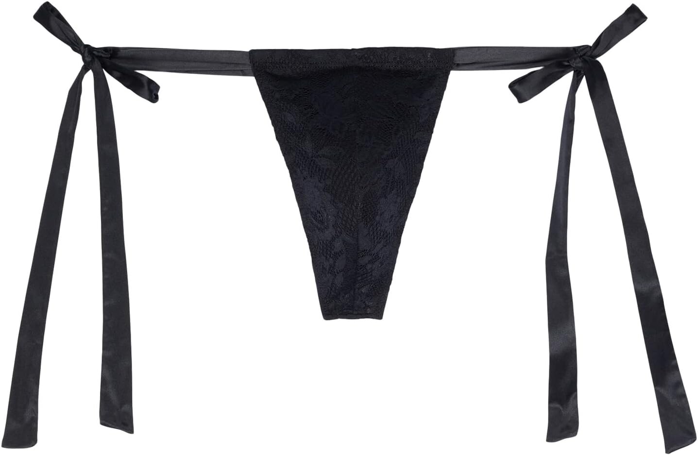 

Трусы Never Say Never Men's Italian Tie Thong Cosabella, цвет Black/Black