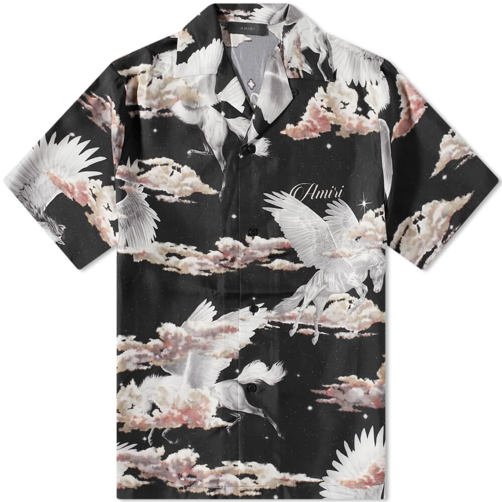 

Рубашка AMIRI All Over Pegasus Vacation, черный