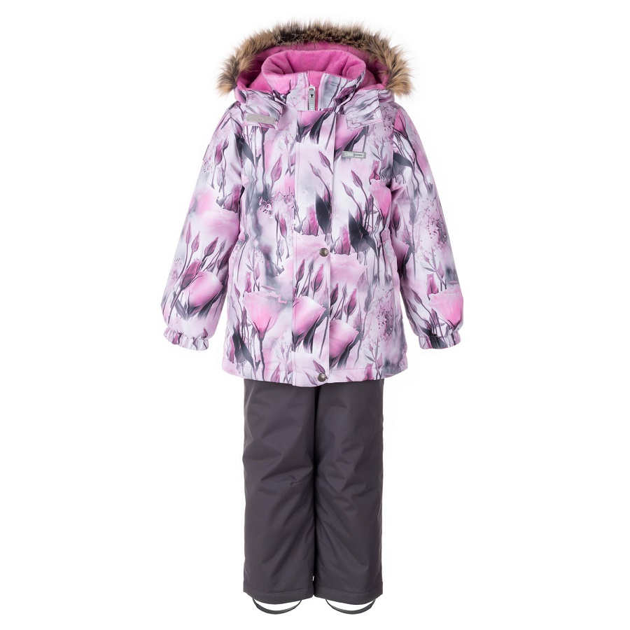 Комплект зимний Lenne Rimona штаны и куртка, розовый / серый