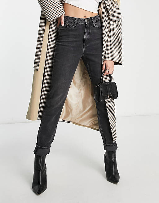 

Черные узкие джинсы для мамы River Island Tall