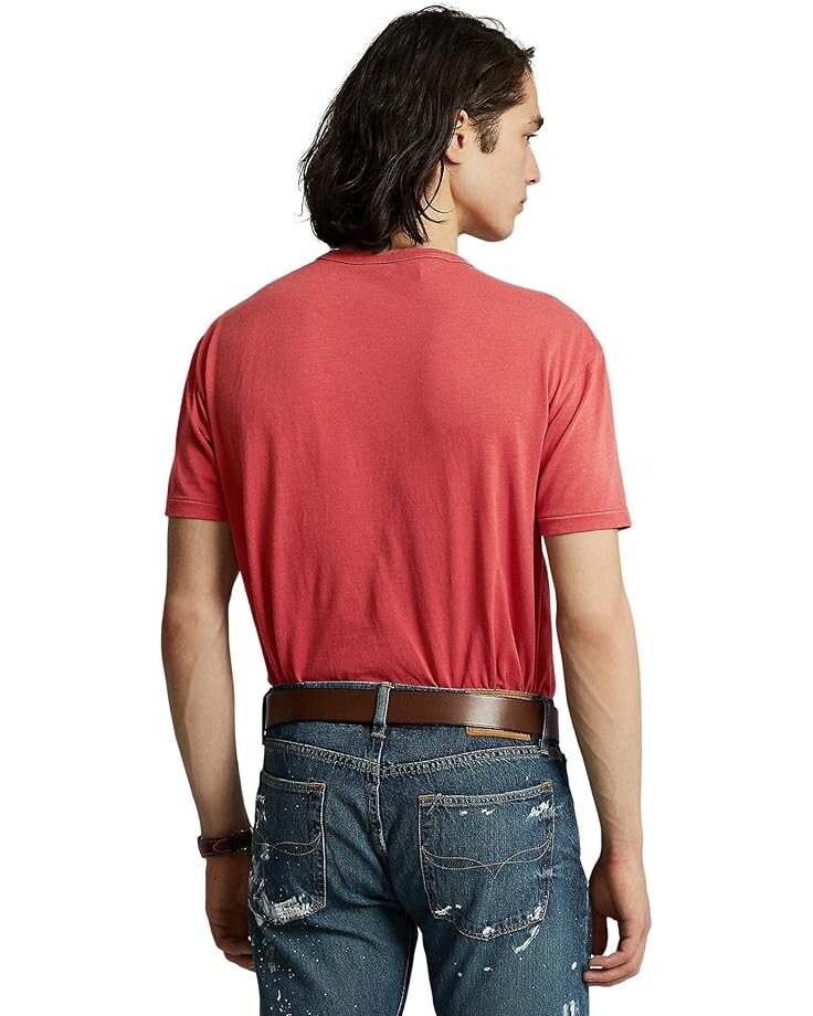 

Футболка Polo Ralph Lauren Classic Fit Flag Jersey T-Shirt, цвет Evening Post Red