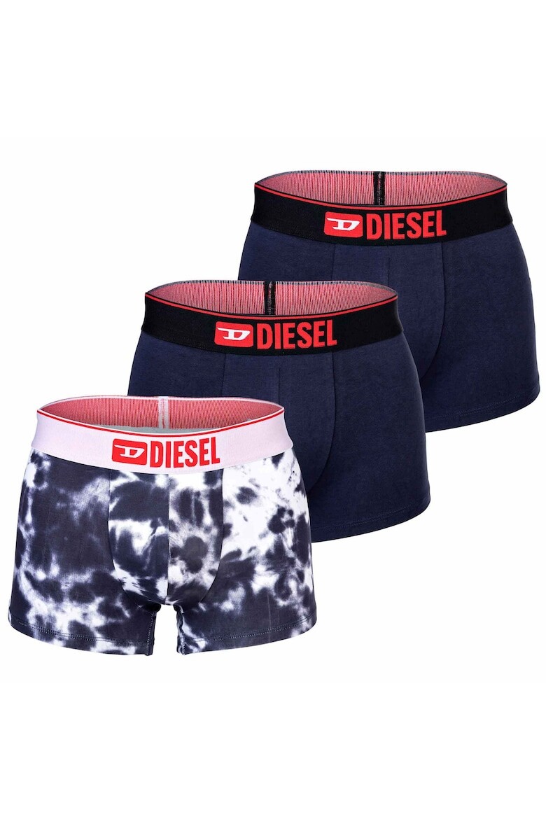 

Боксеры с логотипом на талии, 3 пары Diesel, белый