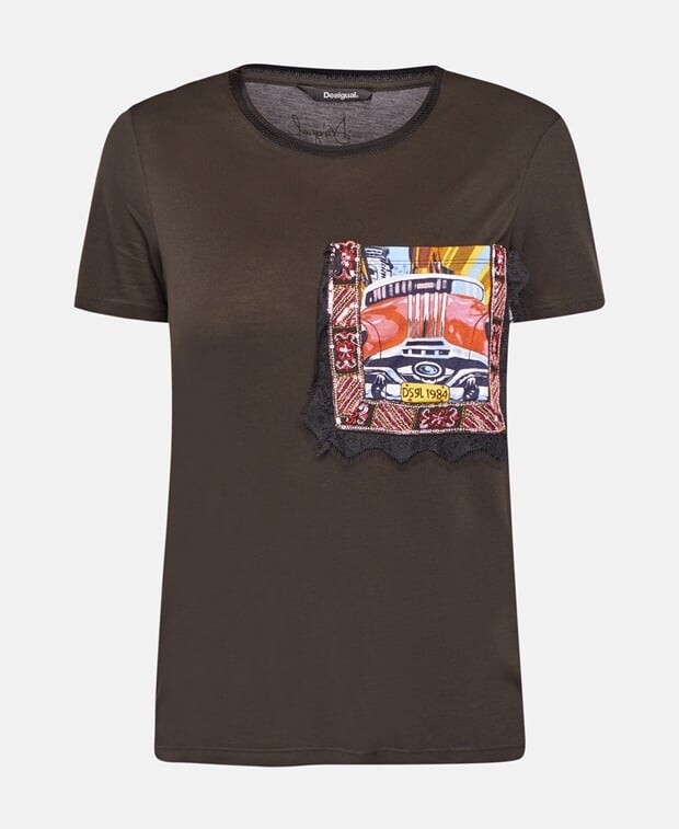 

Футболка Desigual, черный