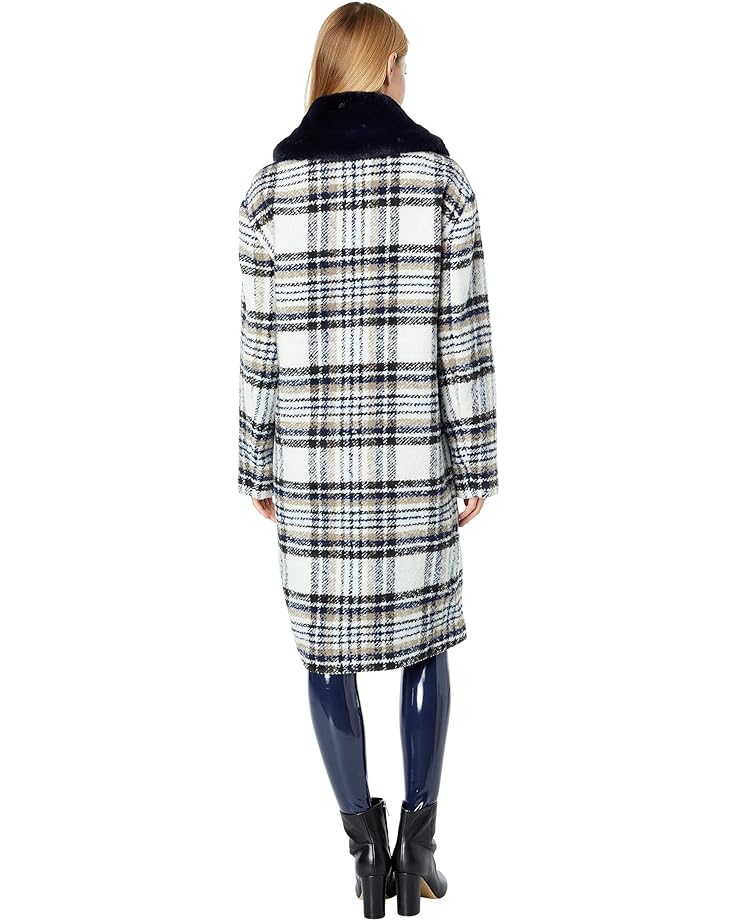 цена Пальто NVLT Double-Breasted Wool Coat, темно-синий