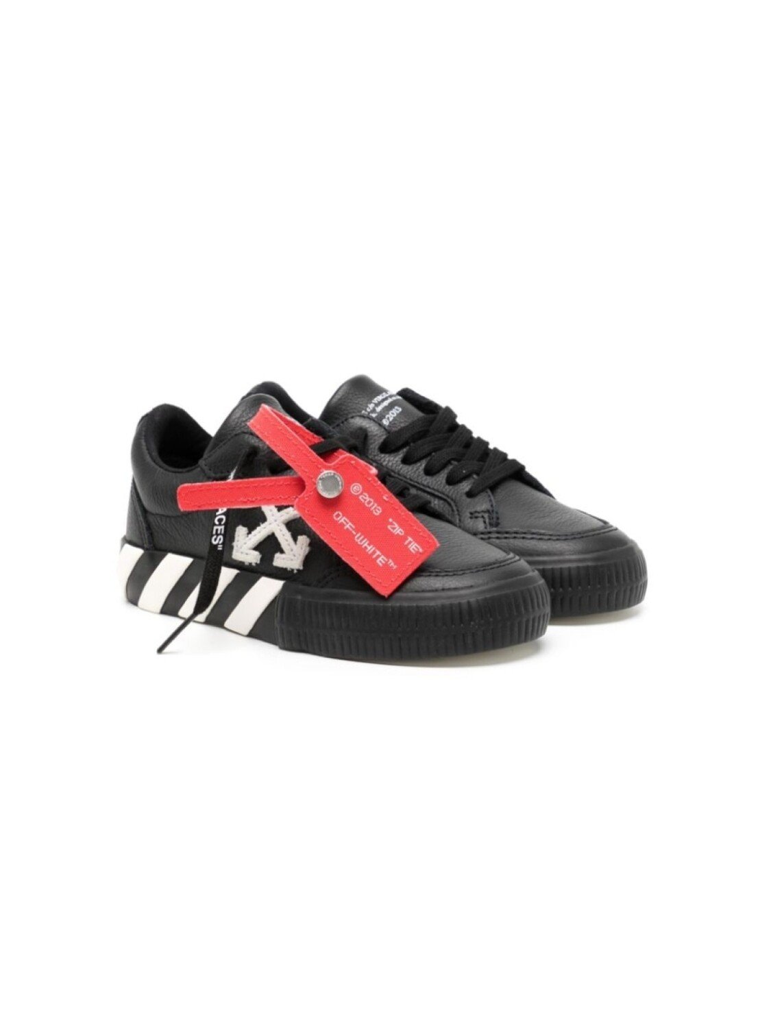 

Off-White Kids кеды Vulcanized, черный