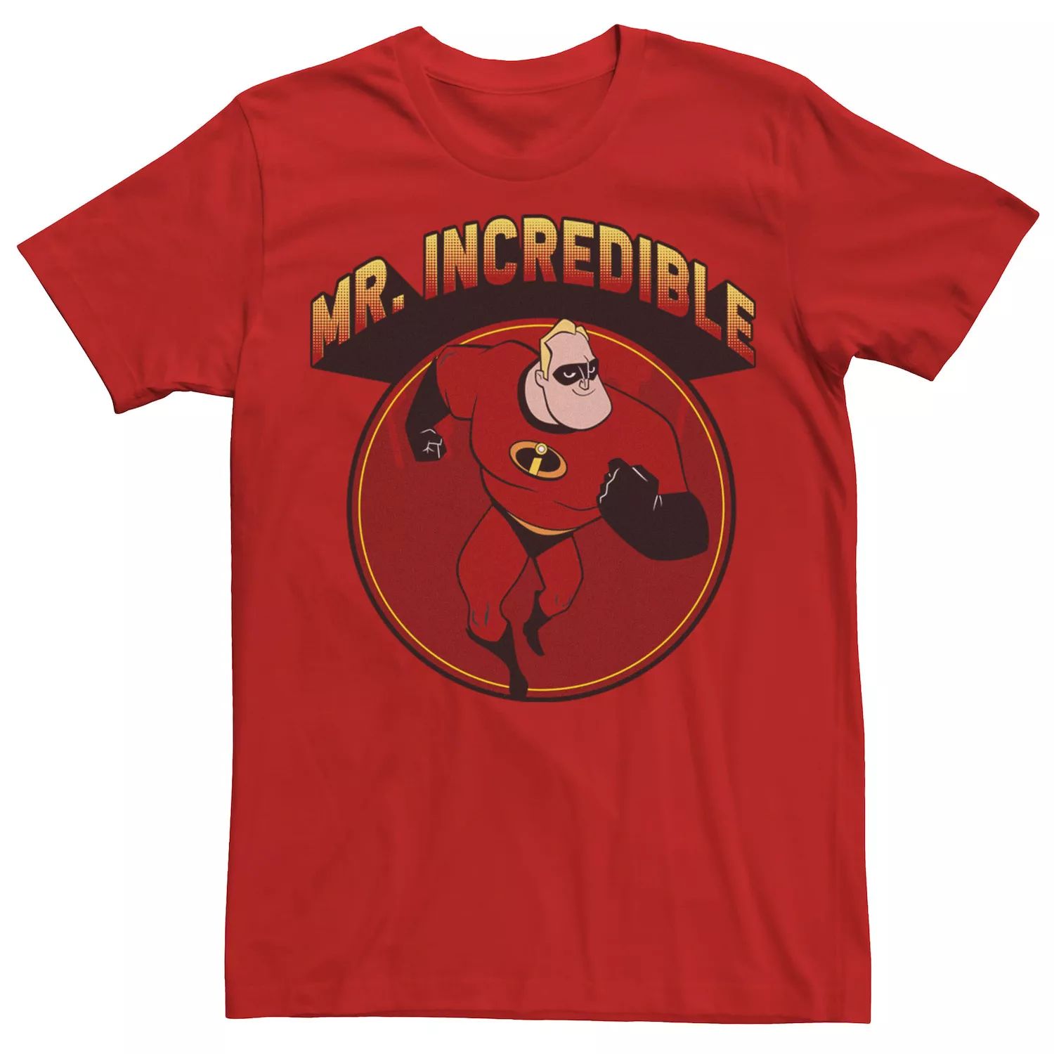 Мужская футболка с портретом The Incredibles Mr. Incredible Circle Disney / Pixar lego disney pixar звездолёт xl 15 76832