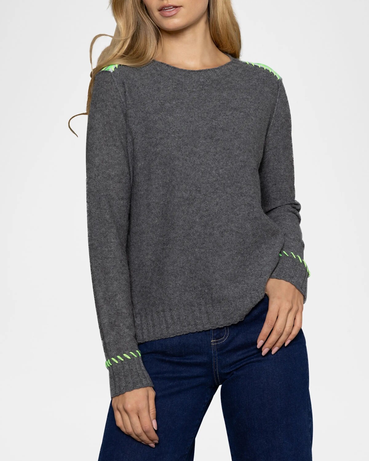 

Кашемировый свитер Think Twice Whipstitch Lisa Todd, цвет Ash