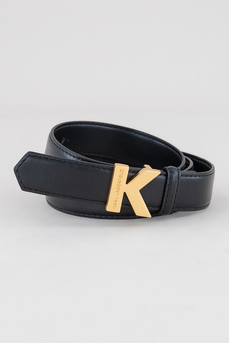 

Ремень из кожи и экокожи Karl Lagerfeld, черный