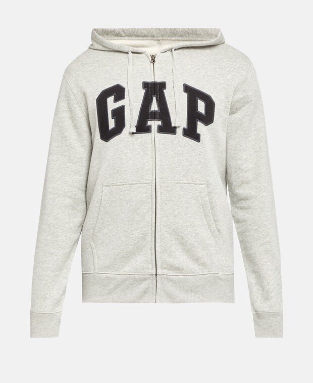 

Толстовка с капюшоном Gap, светло-серый